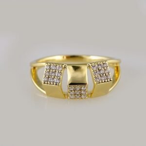 Women Ring/ Anillos Damas/  14K Real Color/  Zircon Stone// R208