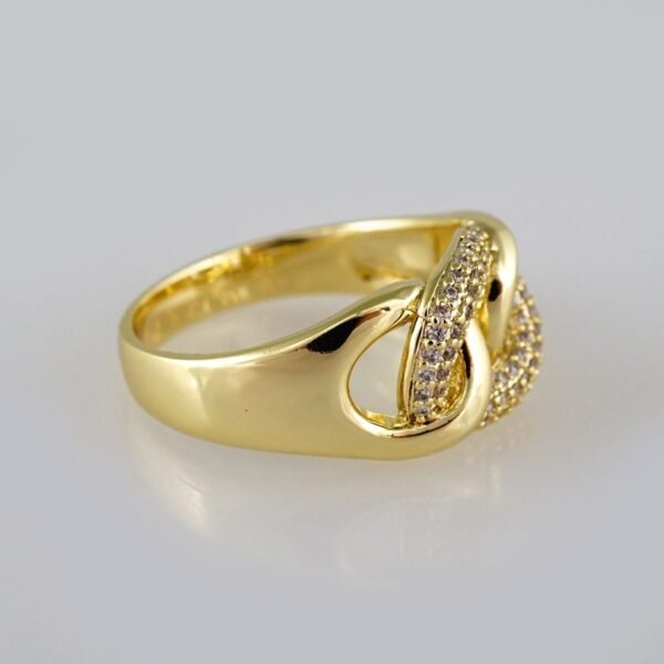 Women Ring/ Anillos Damas/  14K Real Color/  Zircon Stone// R210 - Image 2