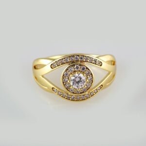 Women Ring/ Anillos Damas/  14K Real Color/  Zircon Stone// R212