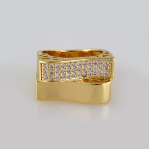 Women Ring/ Anillos Damas/  14K Real Color/ Zircon Stone// R213