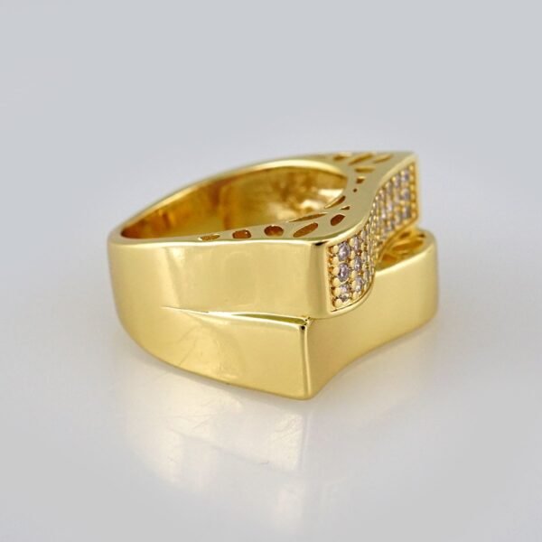 Women Ring/ Anillos Damas/  14K Real Color/ Zircon Stone// R213 - Image 2