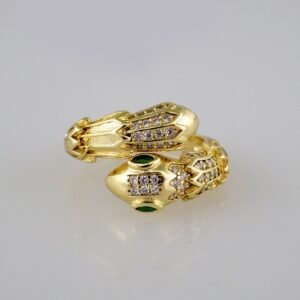 Women Ring/ Anillos Damas/  14K Real Color/ Zircon Stone/ Ajustable// R215