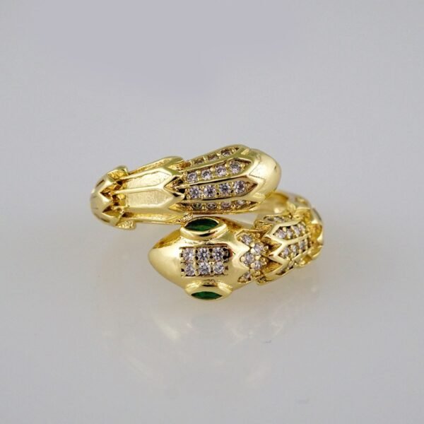 Women Ring/ Anillos Damas/  14K Real Color/ Zircon Stone/ Ajustable// R215