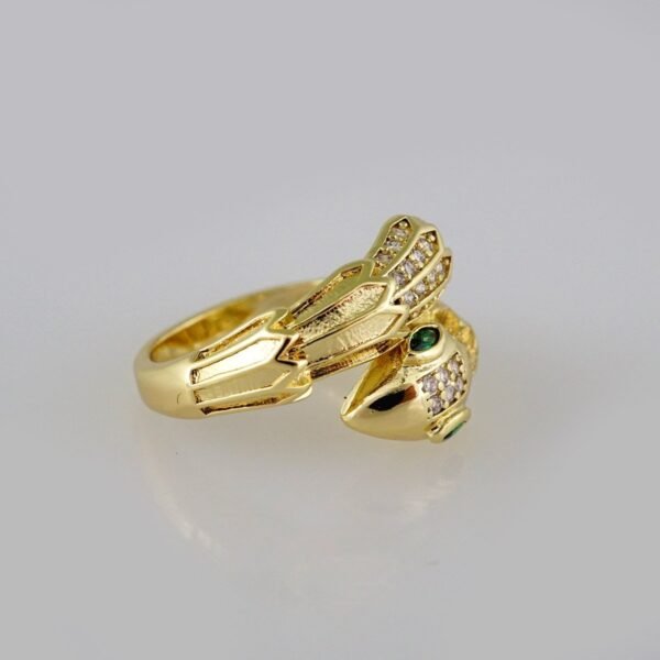 Women Ring/ Anillos Damas/  14K Real Color/ Zircon Stone/ Ajustable// R215 - Image 2