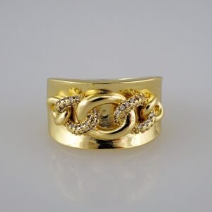Women Ring/ Anillos Damas/   14K Real Color/  Zircon Stone// R221