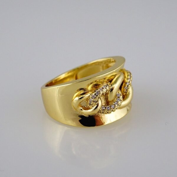 Women Ring/ Anillos Damas/   14K Real Color/  Zircon Stone// R221 - Image 2
