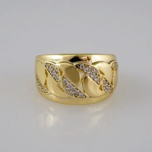 Women Ring/ Anillos Damas/  14K Real Color/ Zircon Stone// R225