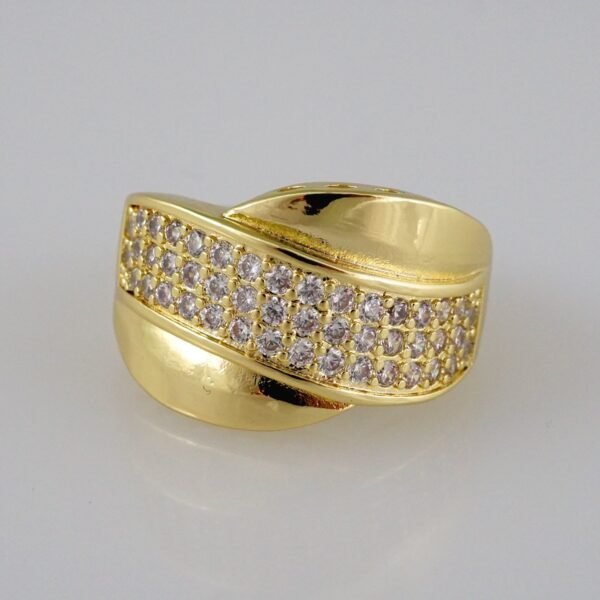 Women Ring/ Anillos Damas/   14K Real Color/  Zircon Stone// R228