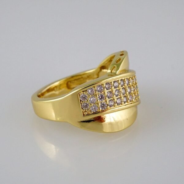 Women Ring/ Anillos Damas/   14K Real Color/  Zircon Stone// R228 - Image 2