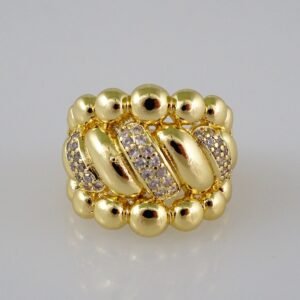 Women Ring/ Anillos Damas/   14K Real Color/  Zircon Stone// R229