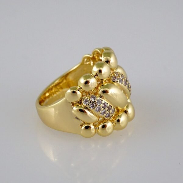 Women Ring/ Anillos Damas/   14K Real Color/  Zircon Stone// R229 - Image 2