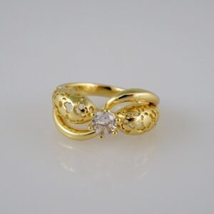 Women Ring/ Anillos Damas/  14K Real Color/ Zircon Stone// R231