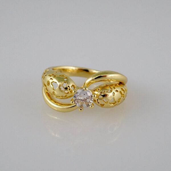 Women Ring/ Anillos Damas/  14K Real Color/ Zircon Stone// R231