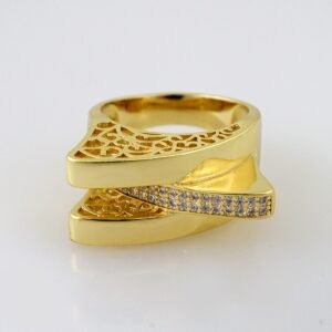 Women Ring/ Anillos Damas/  14K Real Color/ Zircon Stone// R239