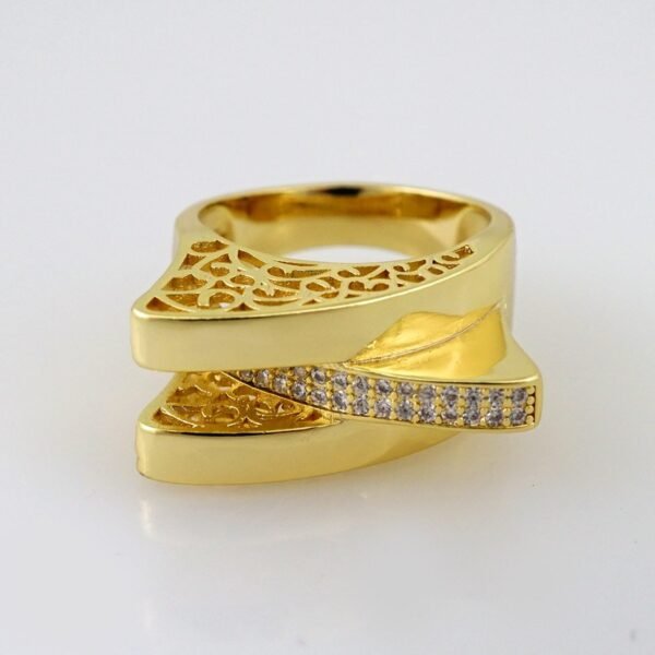 Women Ring/ Anillos Damas/  14K Real Color/ Zircon Stone// R239