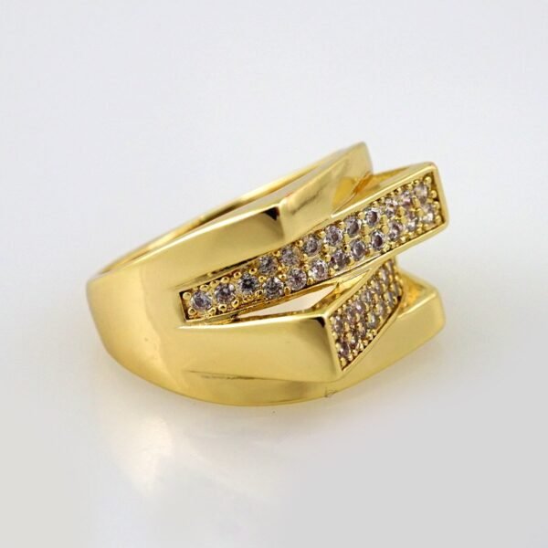 Women Ring/ Anillos Damas/   14K Real Color/  Zircon Stone// R242 - Image 2