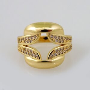 Women Ring/ Anillos Damas/   14K Real Color/  Zircon Stone// R243