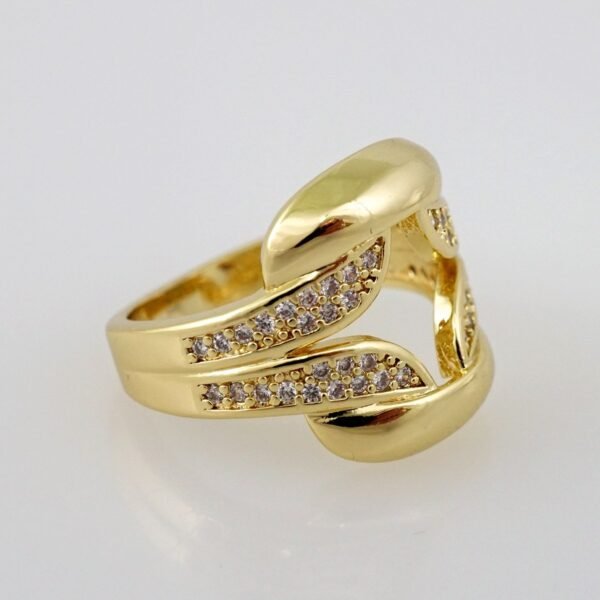 Women Ring/ Anillos Damas/   14K Real Color/  Zircon Stone// R243 - Image 2