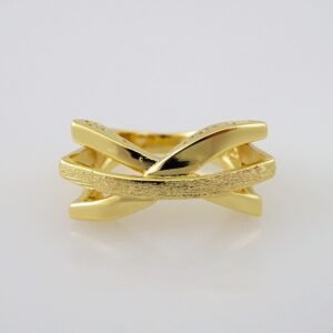 Women Ring/ Anillos Damas/   14K Real Color/  Plain// R247