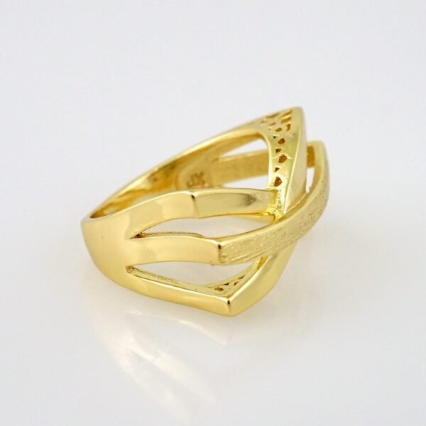 Women Ring/ Anillos Damas/   14K Real Color/  Plain// R247 - Image 2