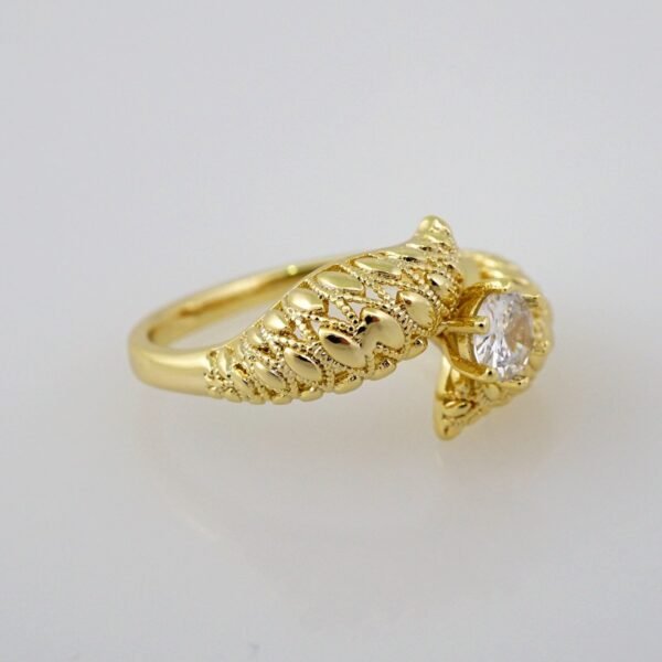 Women Ring/ Anillos Damas/   14K Real Color/  Zircon Stone// R248 - Image 2