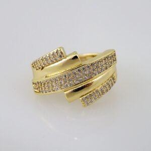 Women Ring/ Anillos Damas/    14K Real Color/   Zircon Stone// R253
