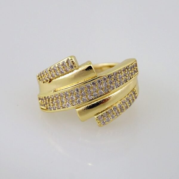 Women Ring/ Anillos Damas/    14K Real Color/   Zircon Stone// R253