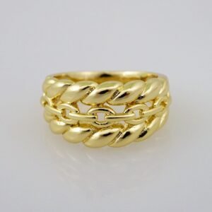 Women Ring/ Anillos Damas/   14K Real Color/  Plain// R255