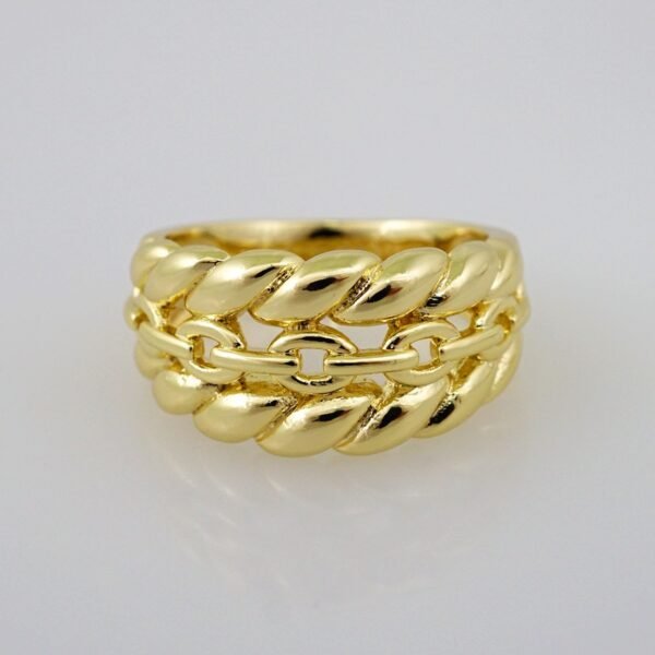 Women Ring/ Anillos Damas/   14K Real Color/  Plain// R255