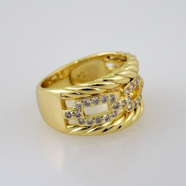 Women Ring/ Anillos Damas/ 14K Real Color/  Zircon Stone// R256 - Image 2