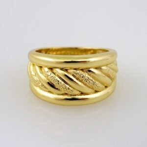 Women Ring/ Anillos Damas/   14K Real Color/  Zircon Stone// R257