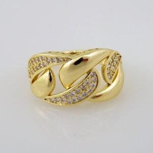Women Ring/ Anillos Damas/  14K Real Color/ Zircon Stone// R258