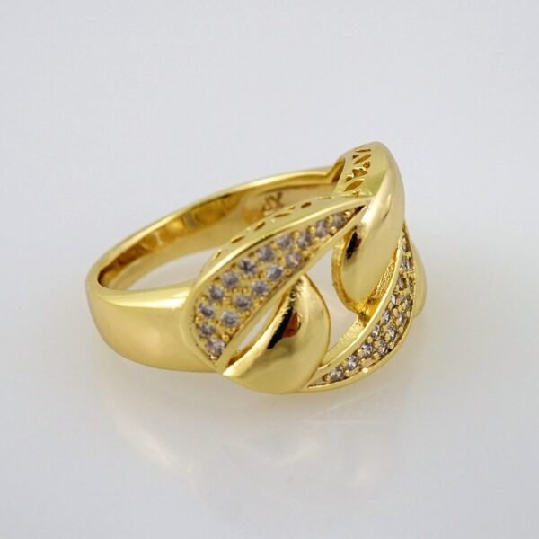 Women Ring/ Anillos Damas/  14K Real Color/ Zircon Stone// R258 - Image 2