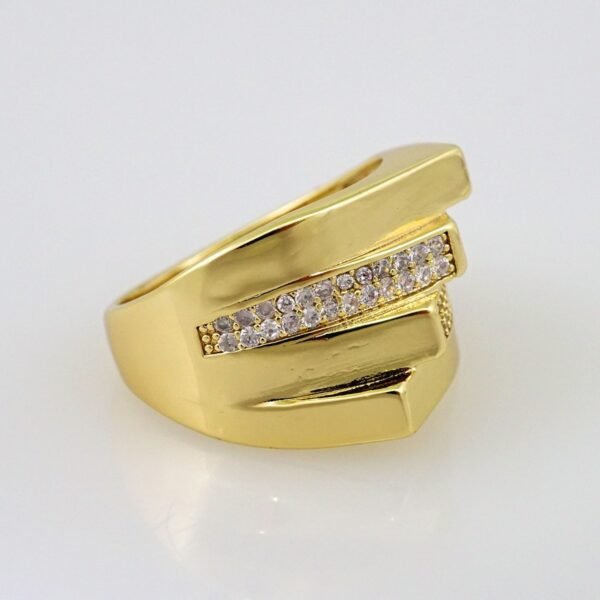 Women Ring/ Anillos Damas/   14K Real Color/  Zircon Stone// R259 - Image 2