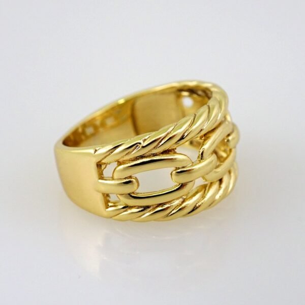 Women Ring/ Anillos Damas/    14K Real Color/   Zircon Stone// R262 - Image 2