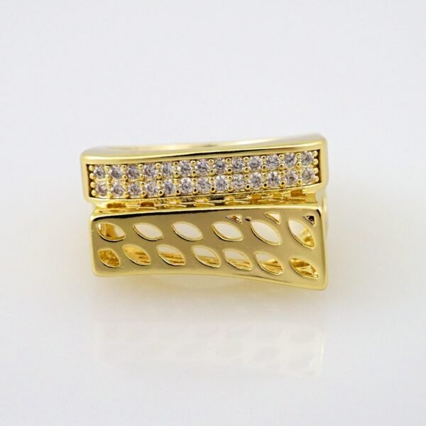 Women Ring/ Anillos Damas/    14K Real Color/   Zircon Stone// R263