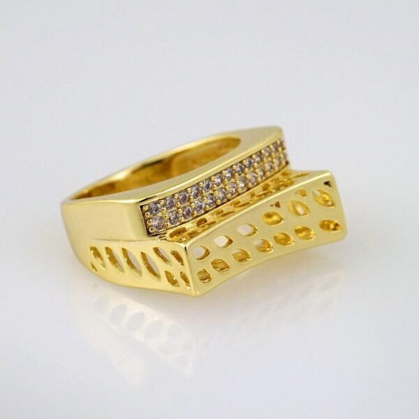 Women Ring/ Anillos Damas/    14K Real Color/   Zircon Stone// R263 - Image 2