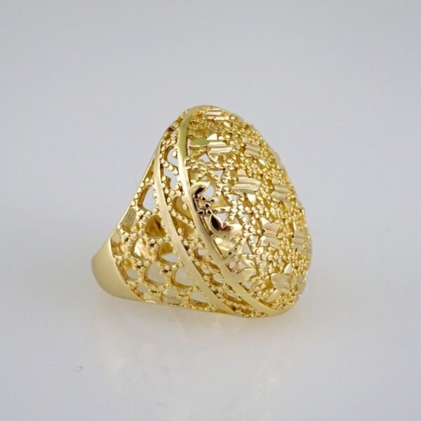 Women Ring/ Anillos Damas/  14K Real Color/ Zircon Stone// R267 - Image 2