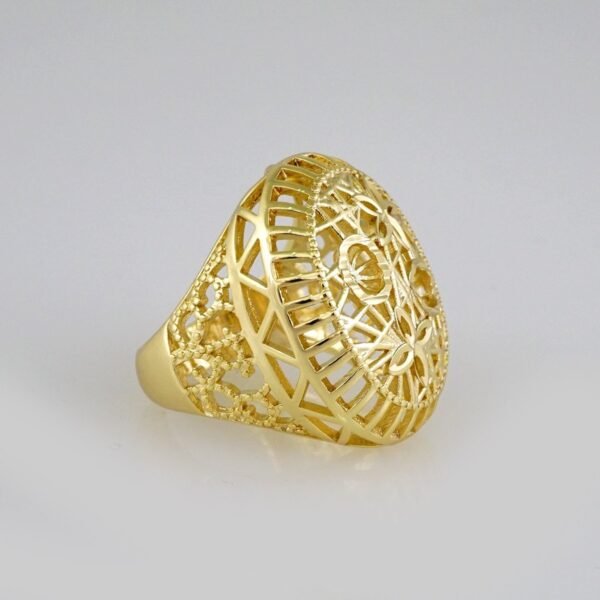 Women Ring/ Anillos Damas/  14K Real Color/ Zircon Stone// R268 - Image 2