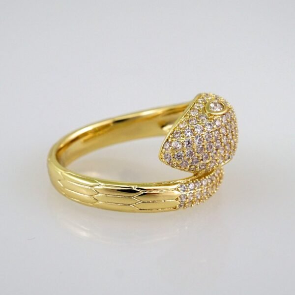 Women Ring/ Anillos Damas/   14K Real Color/  Zircon Stone// R271 - Image 2