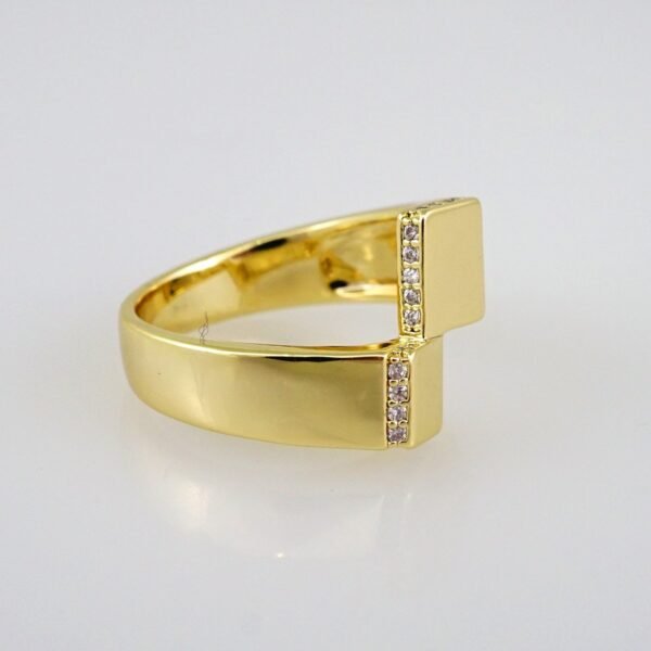 Women Ring/ Anillos Damas/   14K Real Color/  Zircon Stone// R273 - Image 2