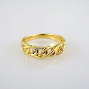 Women Ring/ Anillos Damas/  14K Real Color/ Zircon Stone// R274
