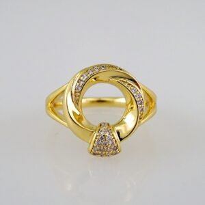 Women Ring/ Anillos Damas/  14K Real Color/ Zircon Stone// R275