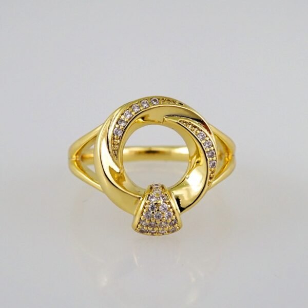 Women Ring/ Anillos Damas/  14K Real Color/ Zircon Stone// R275