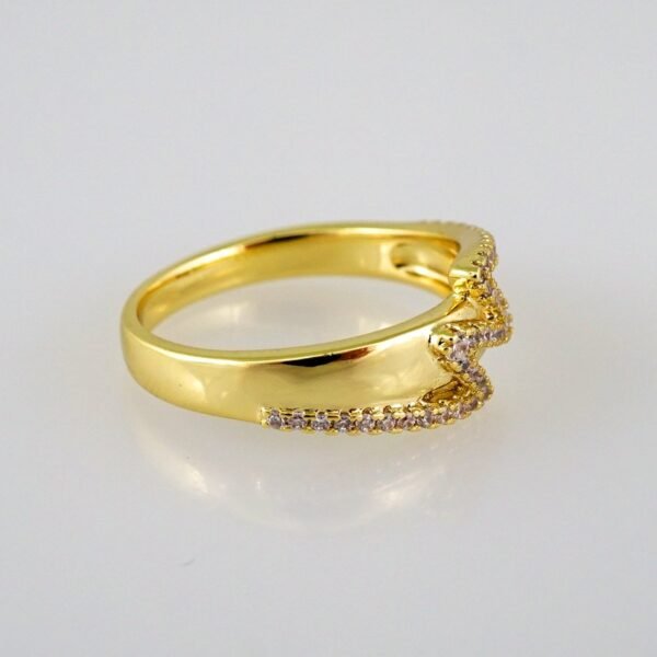Women Ring/ Anillos Damas/  14K Real Color/  Zircon Stone// R278 - Image 2
