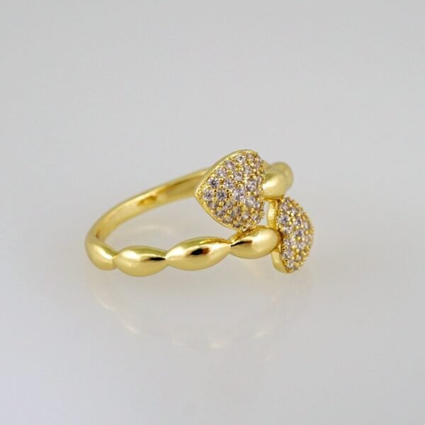 Women Ring/ Anillos Damas/  14K Real Color/  Zircon Stone// R281 - Image 2