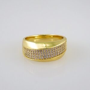 Women Ring/ Anillos Damas/  14K Real Color/  Zircon Stone// R286