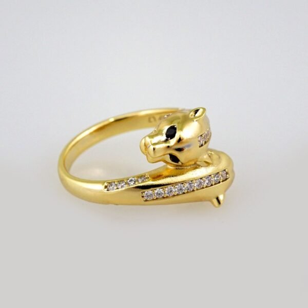Women Ring/ Anillos Damas/  14K Real Color/  Zircon Stone// R287 - Image 2