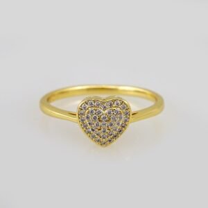 Women Ring/ Anillos Damas/  14K Real Color/  Zircon Stone// R288