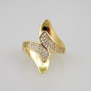 Women Ring/ Anillos Damas/  14K Real Color/  Zircon Stone// R295